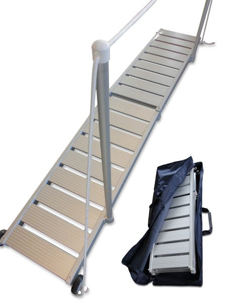 ALU Gangway Superlight klappbar 205cm mit Handlauf und Gangwaytasche