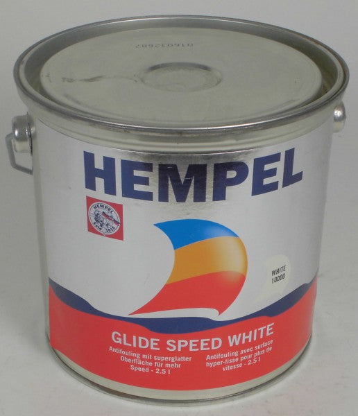 Antifouling Hempel Glide Speed 2,5L Farbe Weiß superglatt (B-Ware)