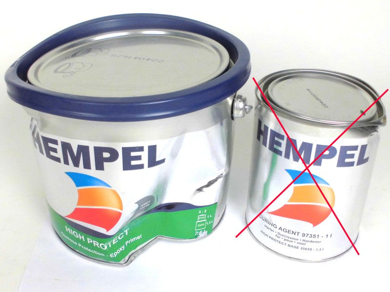 Primer Hempel High PRotect 13700 grey nur Basis 1,5L Osmoseschutz (B-Ware)
