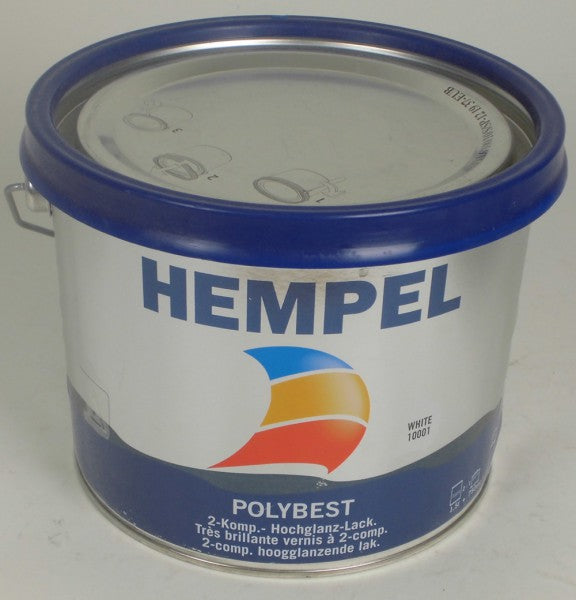 Hempel Lack Polyurethan Hochglänzend Weiß 1,5L B-Ware, Yachtlack, UV-beständig und strapazierfähig