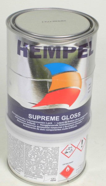 Hempel Supreme Gloss 2K Hochglanzlack pale grey 750ml (B-Ware)