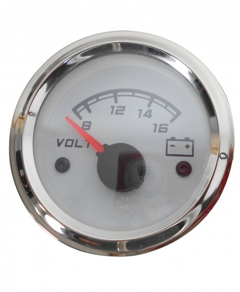 Voltmeter X-Line 8/16 Volt Weiß