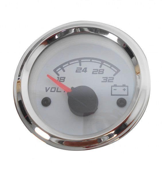 Voltmeter X-Line 8/16 Volt Weiß