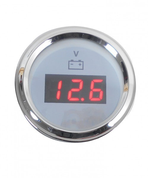 Voltmeter X-Line 8/16 Volt Weiß