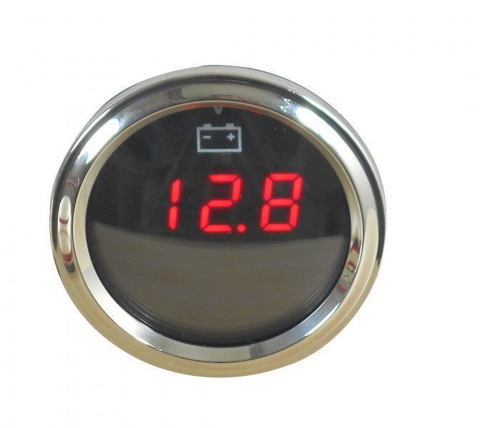 Voltmeter X-Line 8/16 Volt Weiß