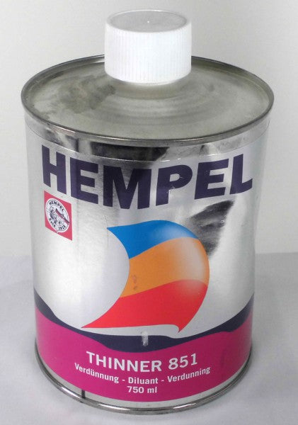 Hempel Verdünnung B-Ware Thinner 851, Lösungsmittel, 750ml - Originalqualität trotz möglicher Verpackungsbeschädigung