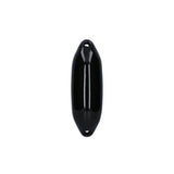 Fender Ocean Utility Fender für Segel- und Motorboote, UV-beständig, einfacher Einsatz durch zuverlässiges Gummiventil - 10 x 33 cm - 22 x 76 cm, schwarz, blau, weiß