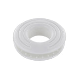 Kunststoffbeschläge 12er Pack Schnellmontageloch Ø 15mm - Farbwahl möglich - Weiß, Schwarz, Blau