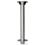 Tischträgerkomplettset - Aluminium eloxiert, Tischrohre 60 mm Durchmesser, vielfältige Ausführungen verfügbar - 60 - 80 cm (Optional mit Abdeckstopfen)