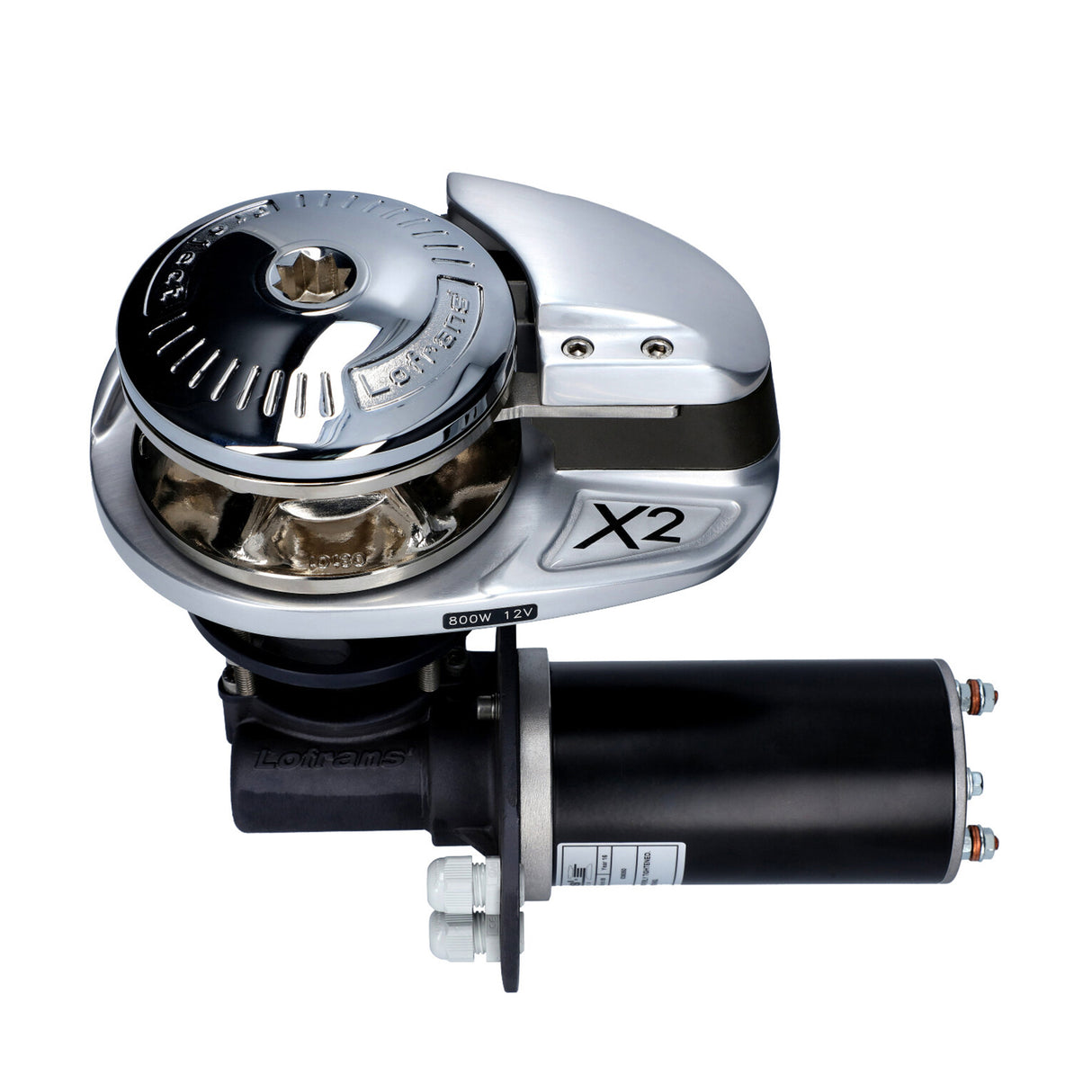 Lofrans' Ankerwinde 800 W Aluminium, Winde für Boote, wartungsfreie Edelstahl-Kugellager