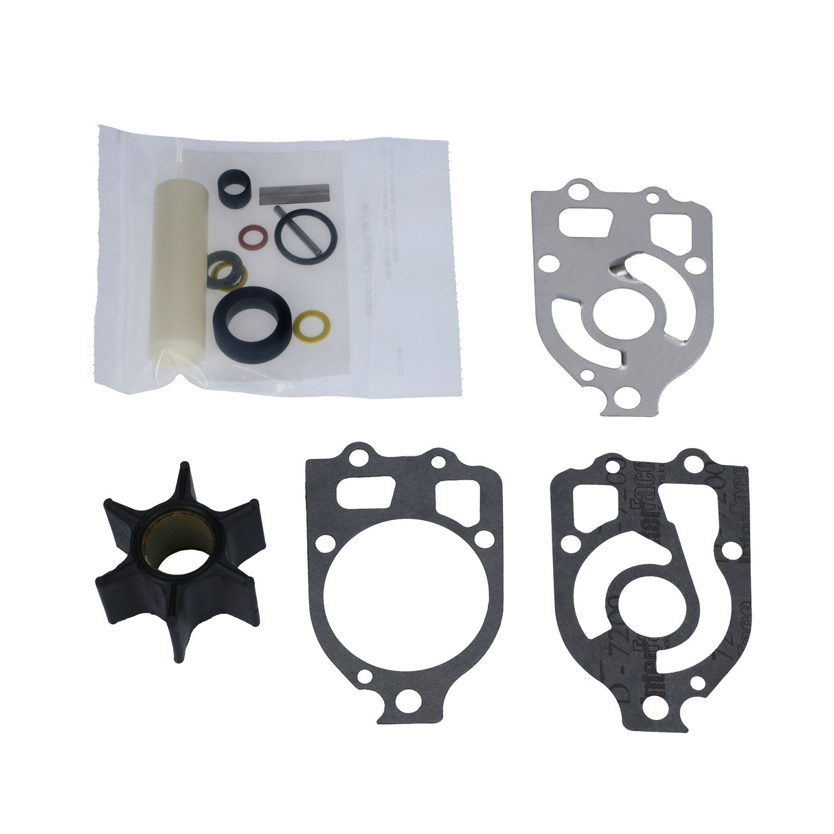 Mercury Impellerset für Mercruiser Alpha One, original Ersatzteil, passend für diverse 4- und 6-Zylinder Modelle - (Optional mit Anschlüsse)