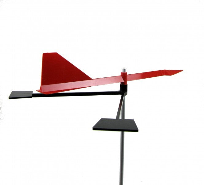 Windanzeiger Windmesser 300 mm hoch, Drehsystem, ABS und Aluminium Konstruktion