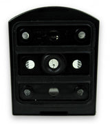 Toplight Croce del Sud Toplight 225° white, UV-resistant, waterproof IP56, including bulb - black, chrome-plated, white