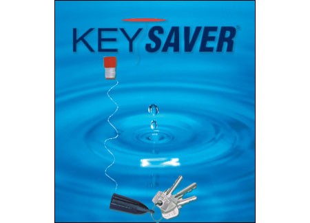 Key-Saver floating keyring, saves valuables from sinking