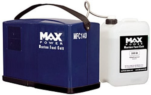 Process medium replacement component for fuel cells, replacement medium, long-lasting