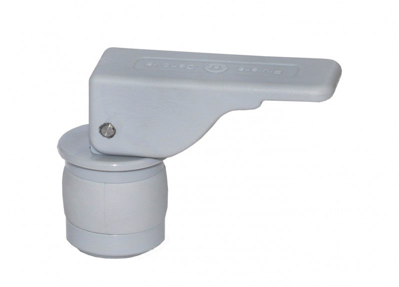 Drain plug plastic grey 25 mm, drain plug, lever length 60 mm