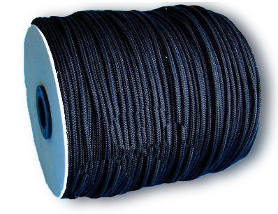 Polyesterleine 6mm Schwarz, Hochfeste Leine, UV-beständig und reißfest