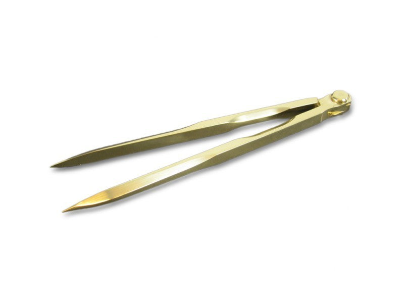 Marinezirkel poliert Messing, Navigationszirkel, zaponierte Oberfläche 180mm