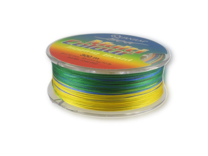 Quantum Sea Angelschnur 0,36mm Hochfestes Polyethylen, Multicolor Geflechtschnur, Ideal für Pilk- und Speedpilk-Einsätze