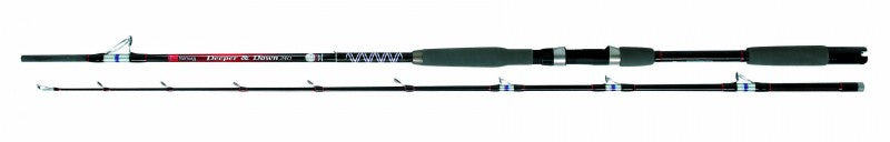 Rhino Angelrute extrem belastbar, Fischerrute, DF-Blank für Norwegenfans 2,40m