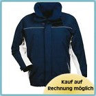 Segeljacke XM Coastal Atmungsaktiv Wasserdicht Blau/Beige, Outdoorjacke, Mit Zweiwege Reißverschluss und Kapuze
