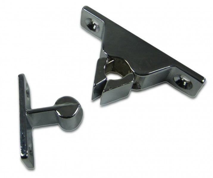 Door holder door stop brass chrome-plated, boat doors door holder, secure locking in sea conditions