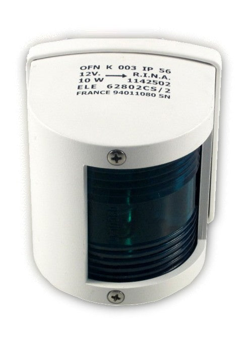 Utility Steuerbordlaterne grün 112,5° schlagfestes Polycarbonat, Bootslampe, UV-beständig & wasserdicht