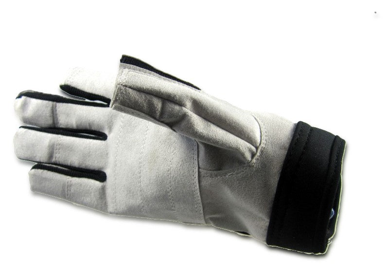 Segelhandschuhe Hochleistungs Amara Kevlar Doppelnähte Neopren Klettverschluss Gr. M, Sailing Gloves, Griffkomfort und Haltbarkeit