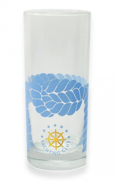 6 Stk. Yachting-Club-Design Longdrinkgläser 0,28L