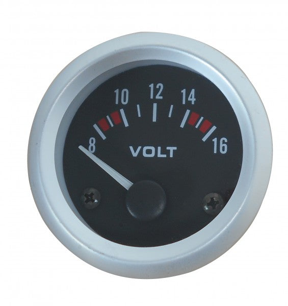 Voltmeter X-Line 8/16 Volt Weiß