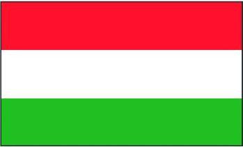 Nautische Flagge Ungarn Hochleistungspolyester, Bootsflagge, UV-beständig und doppelt vernäht