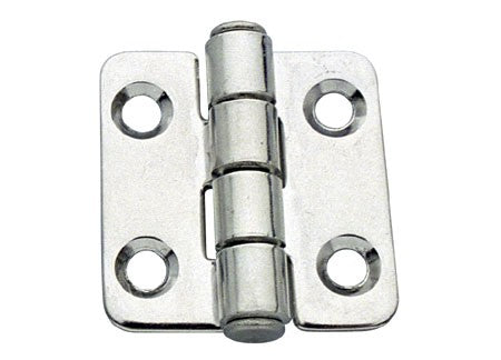 Hinge stainless steel highly polished 40 x 40 mm, door hinges, center pin model