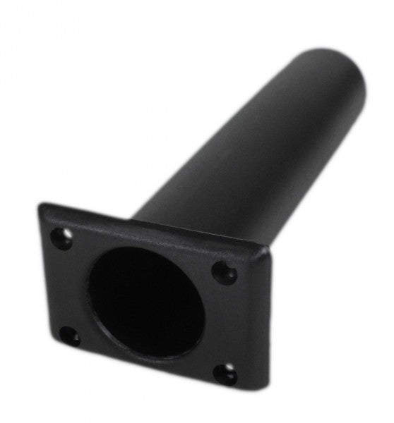 Rutenhalter Schwarz, bruchfestes ABS, Rohrlänge 230 mm Innendurchmesser 42 mm, Angelrutenhalter, robust und langlebig