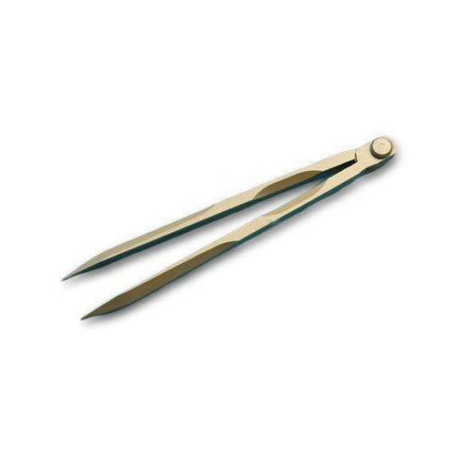 Marine compass matt brass, map compass, 180 mm length