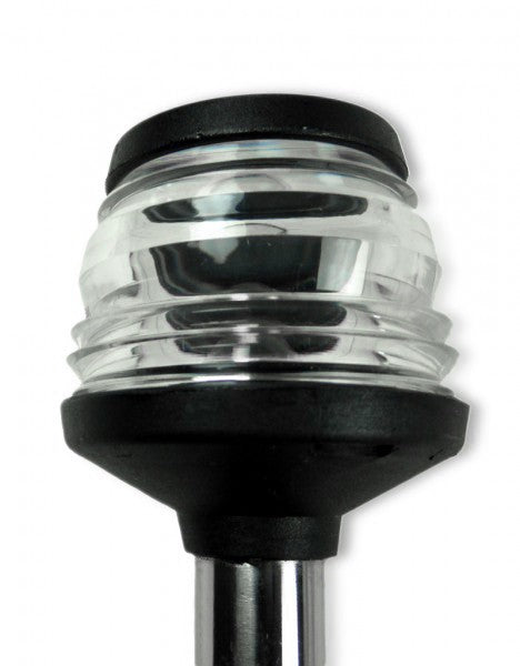 Rundumlicht Klappbare Allround-Laterne 360° Weiß, wetterbeständiges ABS Kunststoff, 12V/10WackBarre, schlagfesteset, Vollkreislaterne Schwarz