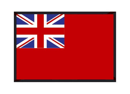 Nautische Flagge England 30 x 45 cm Hochleistungspolyester Fahne, robust doppelt vernäht mit Kordel und Öse