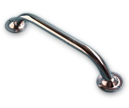 Handlauf Edelstahl hochglanzpoliert 845 mm, Geländer, 25 mm Rohrdurchmesser