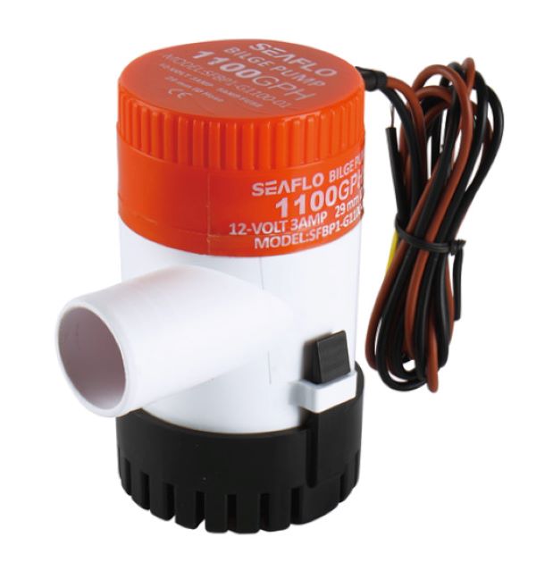 SEAFLO ® Bilgepumpe 350 - 1100 GPH Förderleistung nach Wahl