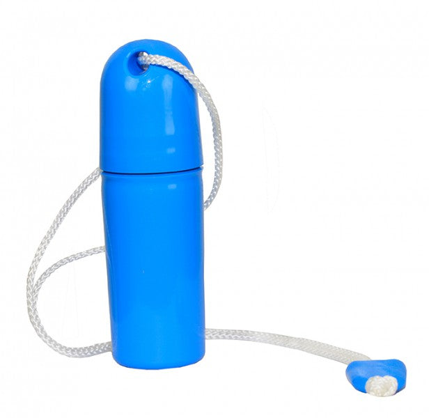 littlebox Schlüssel- und Münzbehälter wasserdicht, Aufbewahrungsbox, schwimmend mit stabiler Kordel - gelb, blau, orange, rot, bunt sortiert, weiß