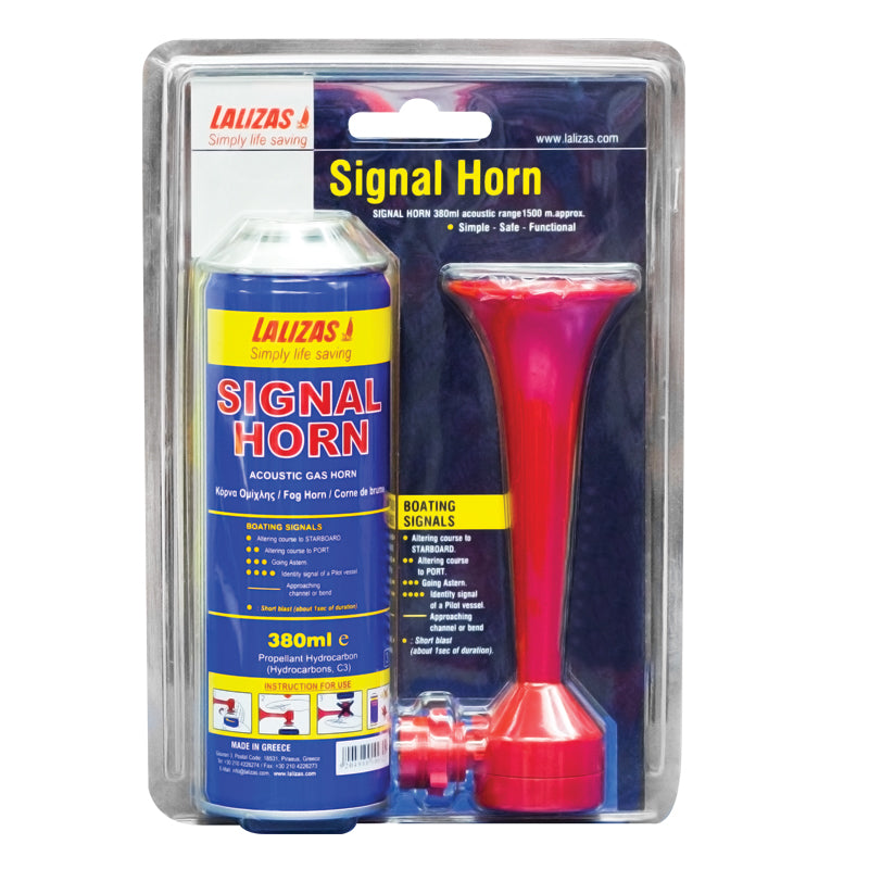 Signalhorn, 380 ml, mit Druckgasbehälter