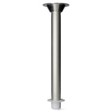 Tischträgerkomplettset - Aluminium eloxiert, Tischrohre 60 mm Durchmesser, vielfältige Ausführungen verfügbar - 60 - 80 cm (Optional mit Abdeckstopfen)