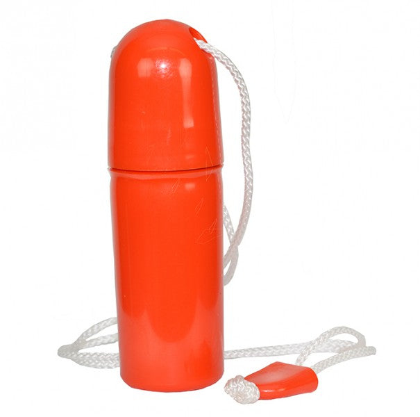 littlebox Schlüssel- und Münzbehälter wasserdicht, Aufbewahrungsbox, schwimmend mit stabiler Kordel - gelb, blau, orange, rot, bunt sortiert, weiß