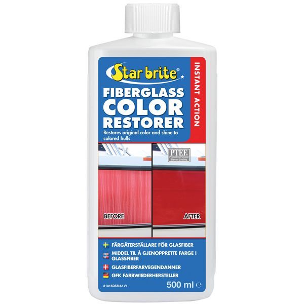 Star brite Aufbereiter für farbiges Gelcoat Gelcoat-Restaurierung, brillanter Glanz, 500 ml