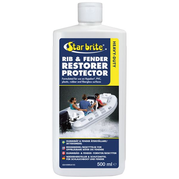 Starbrite Schlauchboot- und Fenderreiniger 500ml Effektive Reinigung, Vinylreiniger, UV-Schutz