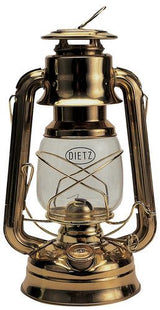Dietz Sturmlaterne 25cm, 210ml Tank, rustikales Design, klassische Petroleumlampe für stimmungsvolle Beleuchtung -