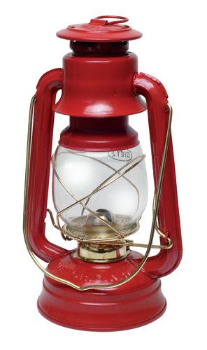 Dietz Sturmlaterne 25cm, 210ml Tank, rustikales Design, klassische Petroleumlampe für stimmungsvolle Beleuchtung -