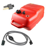 Big Joe 22-liter fuel tank with level indicator for Mercury/Mariner outboards, HDPE with safety cap, including connection adapter - (optional with hose)