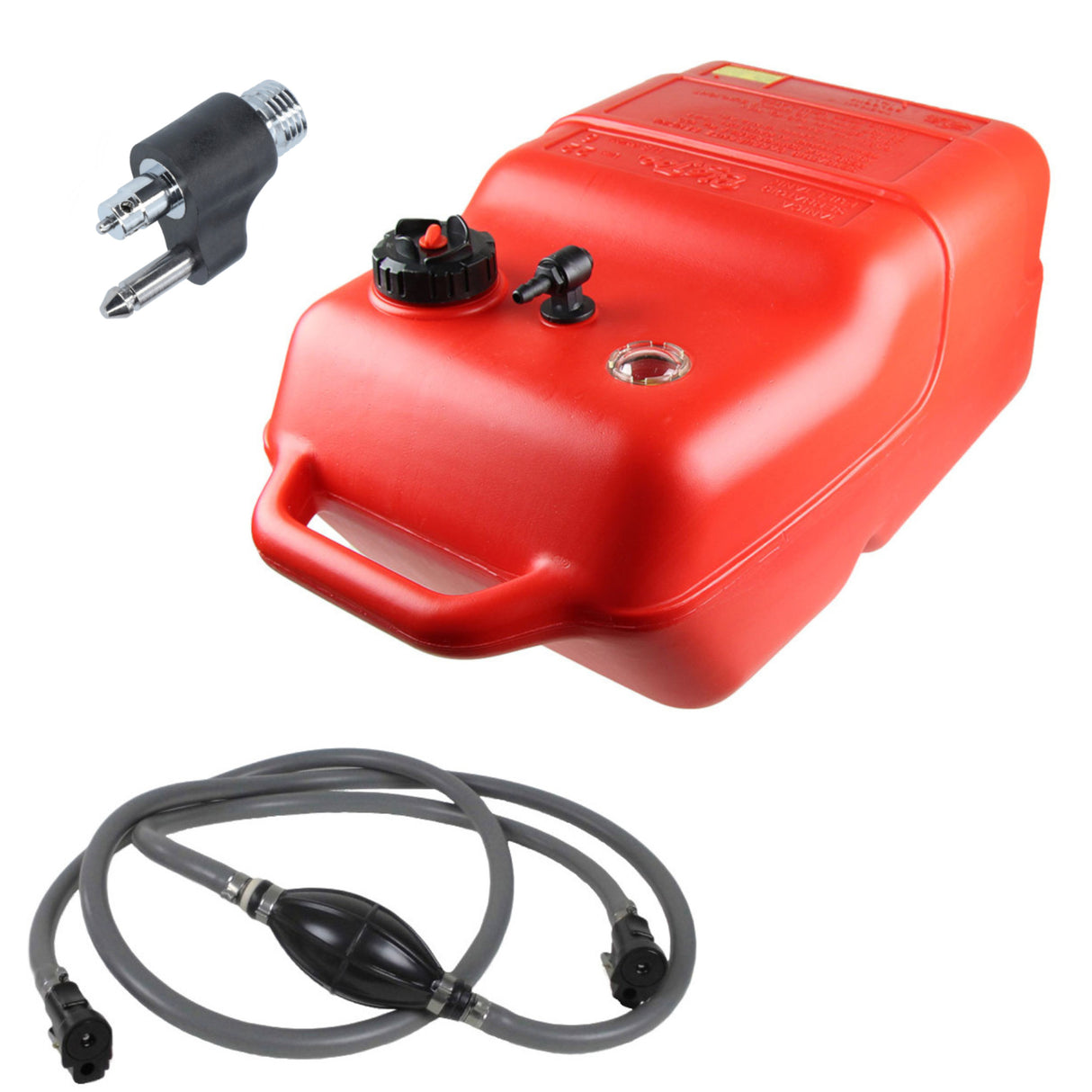 Big Joe 22-liter fuel tank with level indicator, petrol tank for Yamaha outboards, including connection adapter - (optional with hose)
