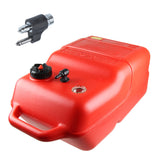 Big Joe 22-liter fuel tank with level indicator, petrol tank for Yamaha outboards, including connection adapter - (optional with hose)