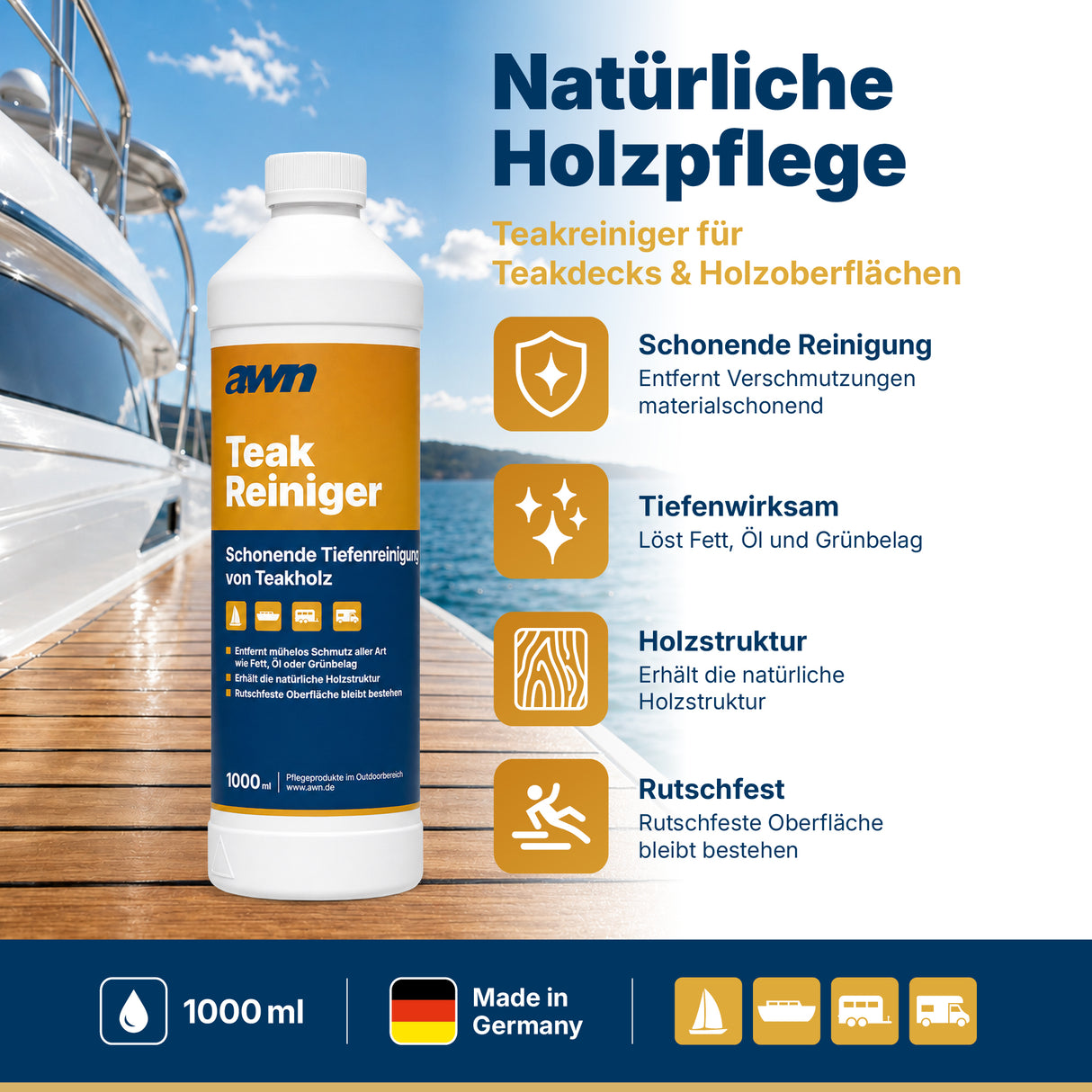 awn Teak Reiniger, 1 Liter